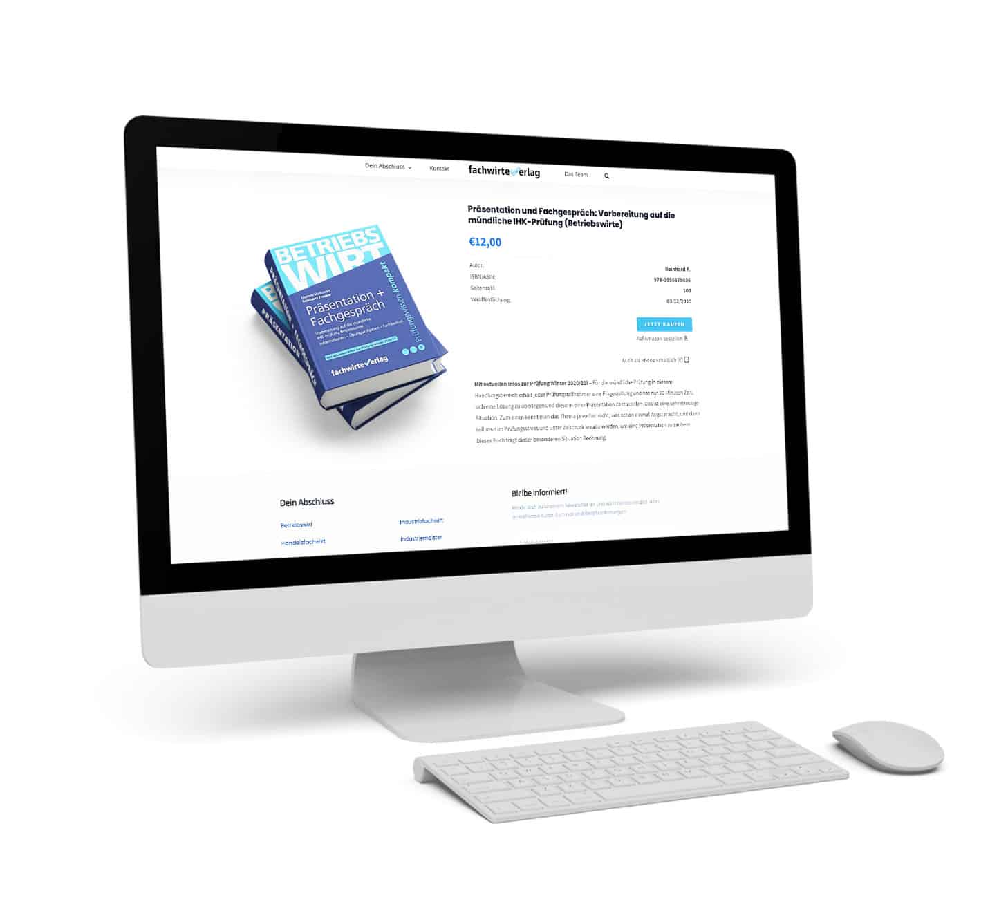 Website for economic educational material provider. 2