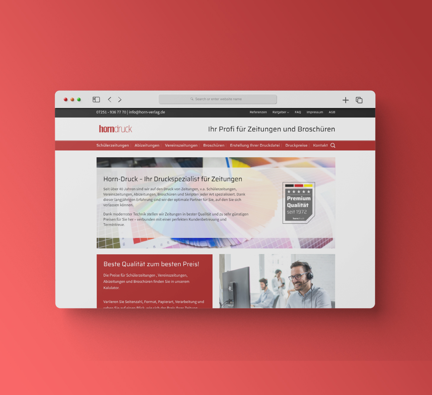 Website for printery enterprise. 1