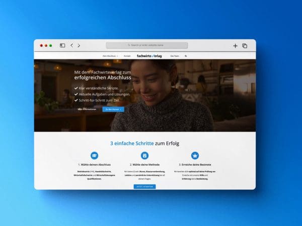 Website for economic educational material provider