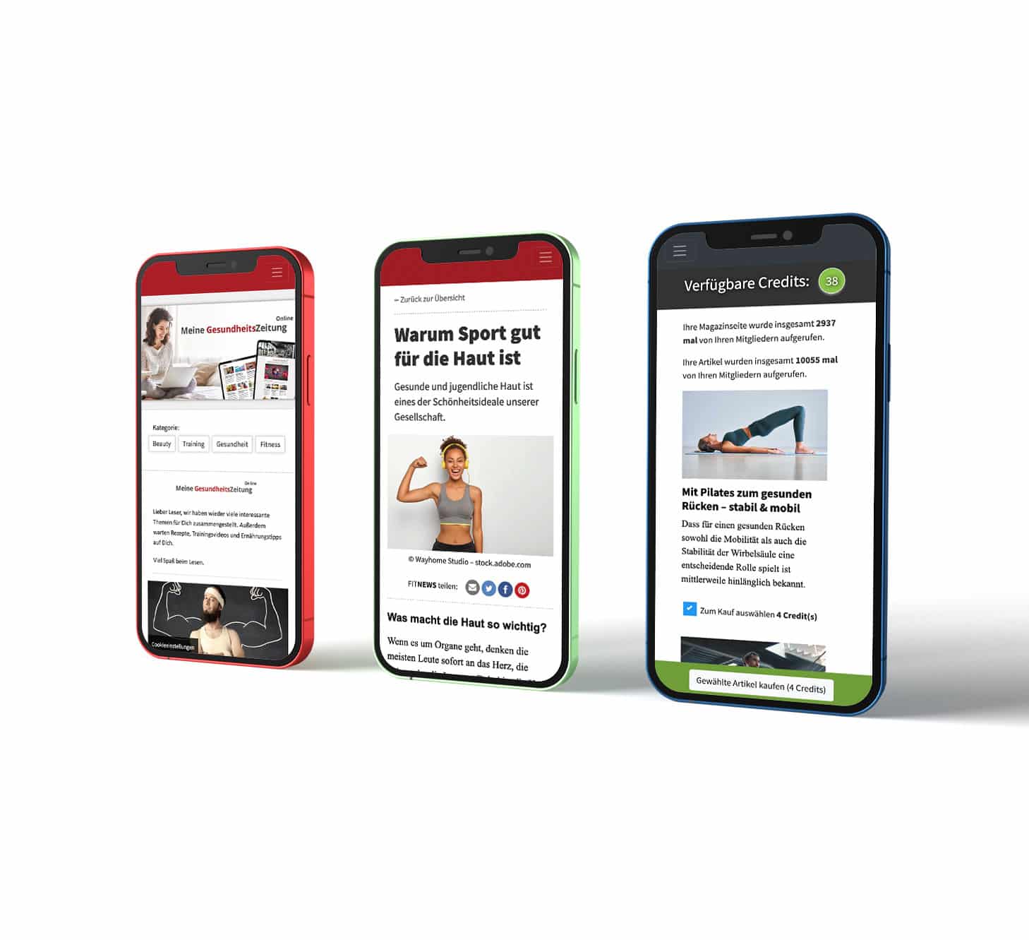 Vollständig anpassbare Online-Zeitung. 3