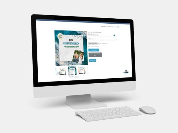 Configurator for gift books with templates