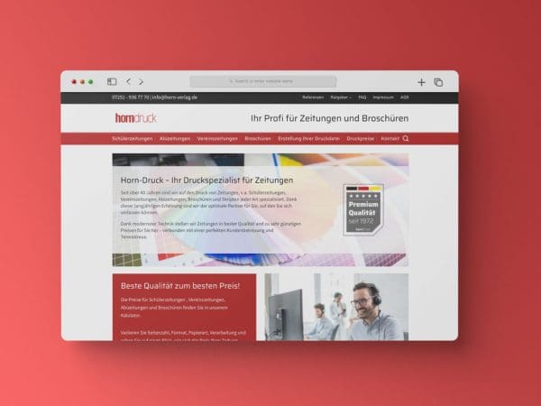 Website for printery enterprise