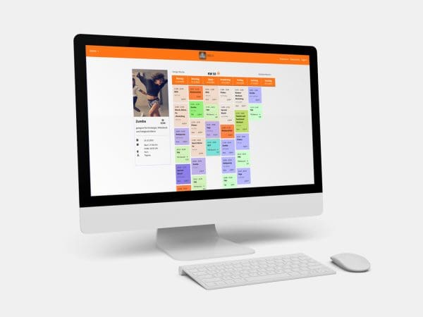 Gym course management tool