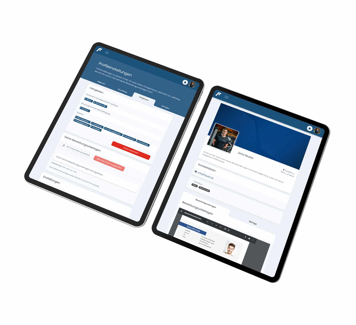 Matching-Plattform for gyms and fitness trainers. 3
