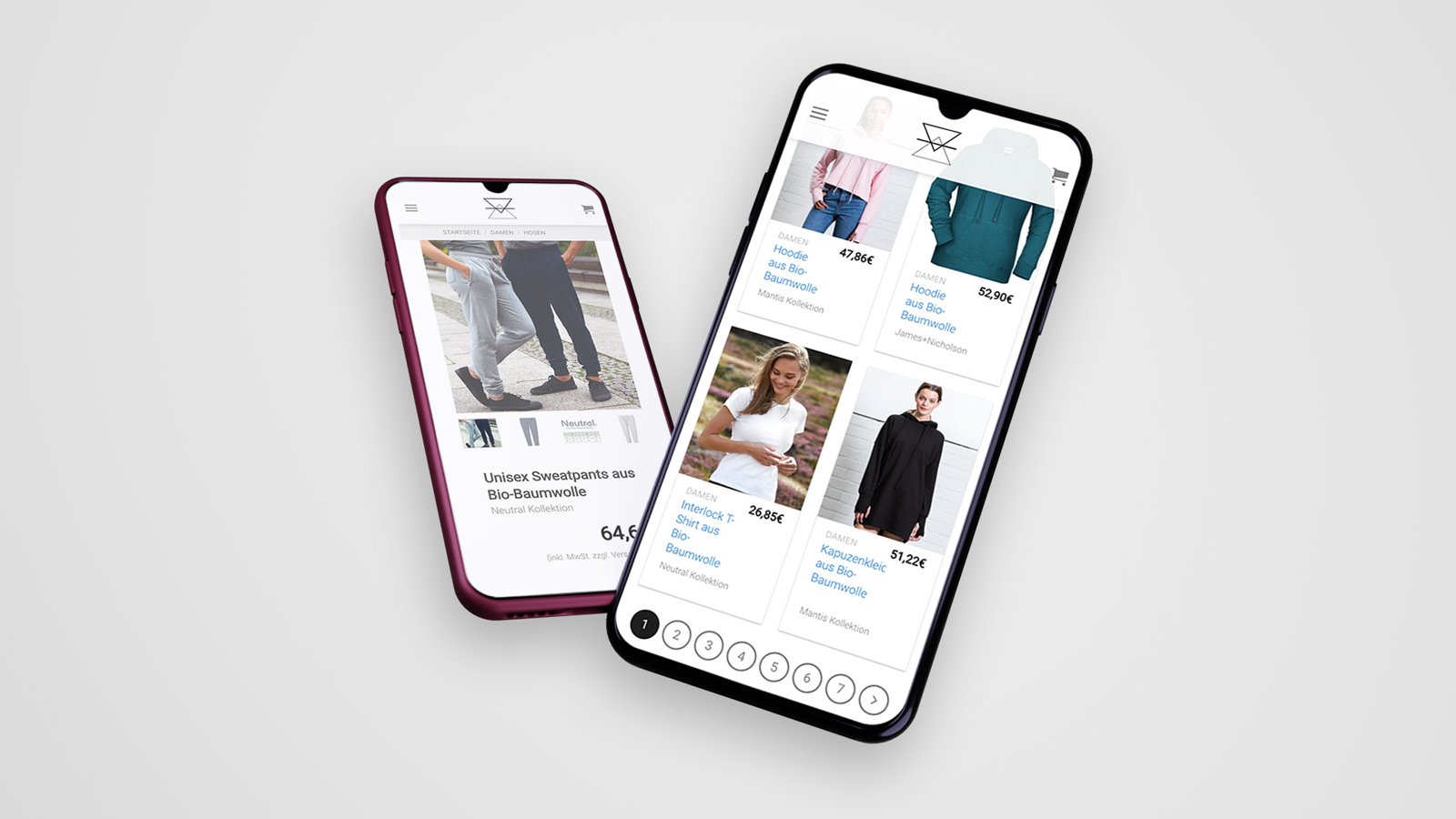 Online Shop for fair-trade clothing.