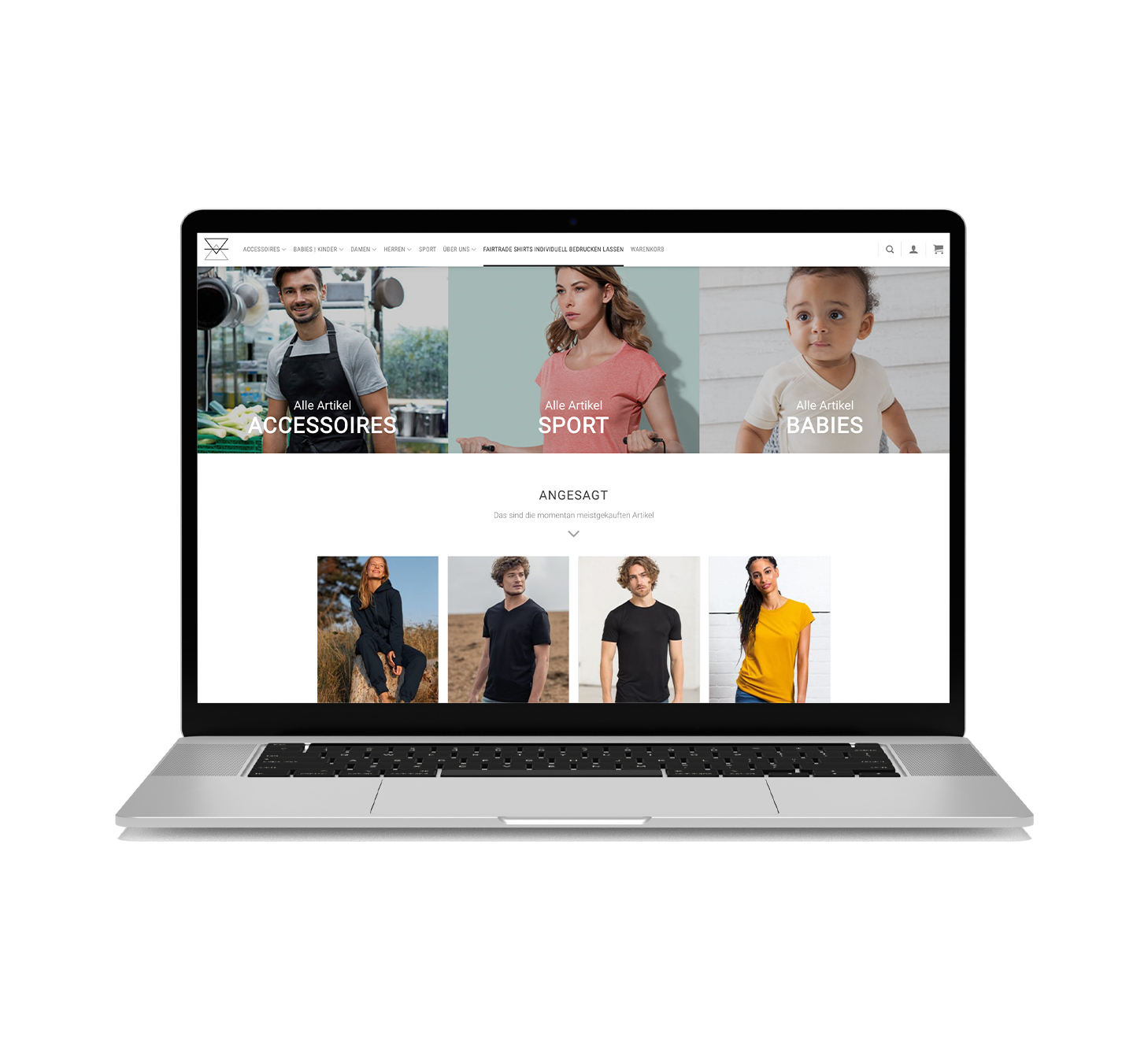 Online Shop for fair-trade clothing. 1
