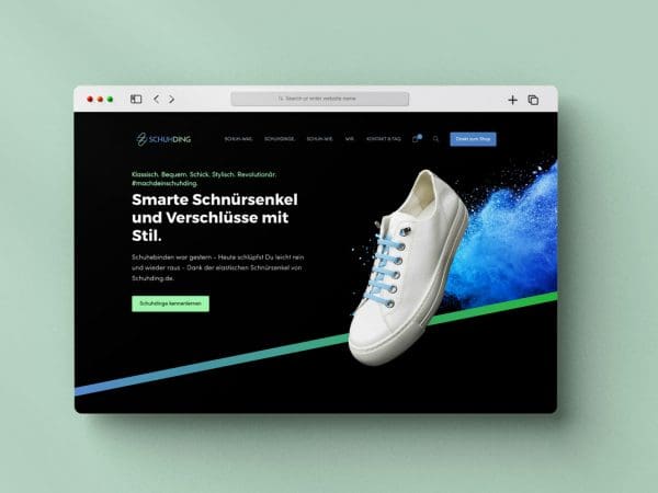 Online shop for special shoe laces