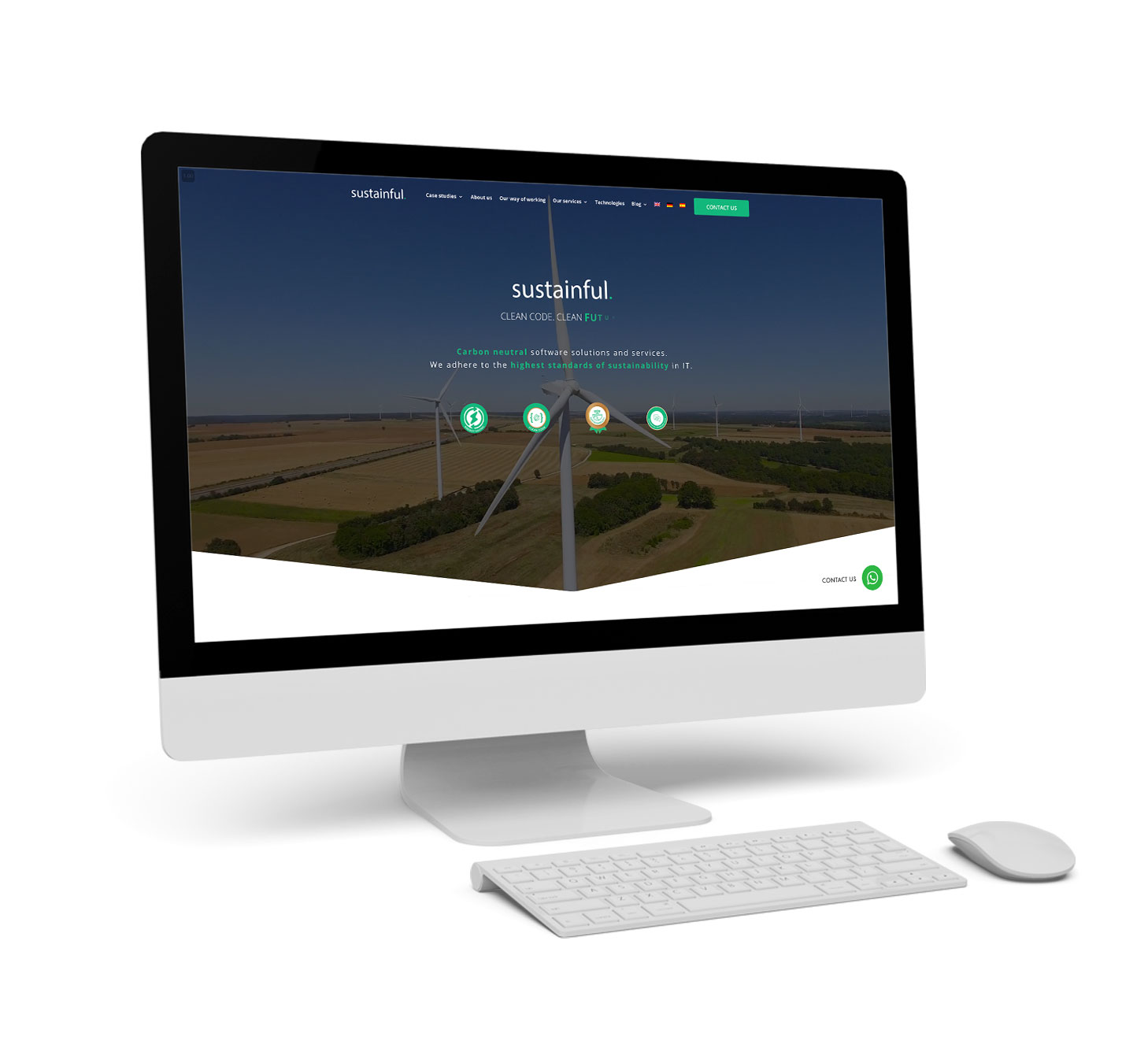 Website für nachhaltige Software. 1