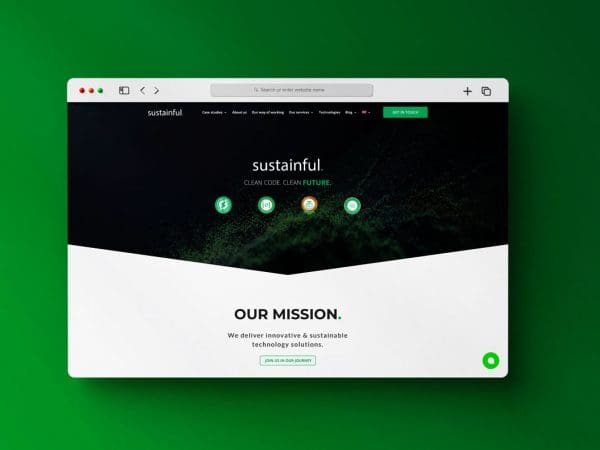 Website für nachhaltige Software.
